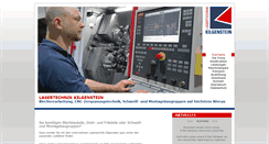 Desktop Screenshot of lasertechnik-kilgenstein.de